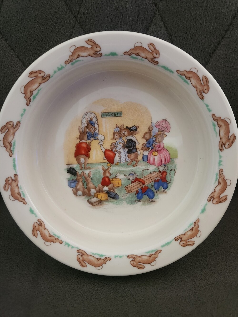 Vintage Royal Doulton Bunnykins Cereal Bowl